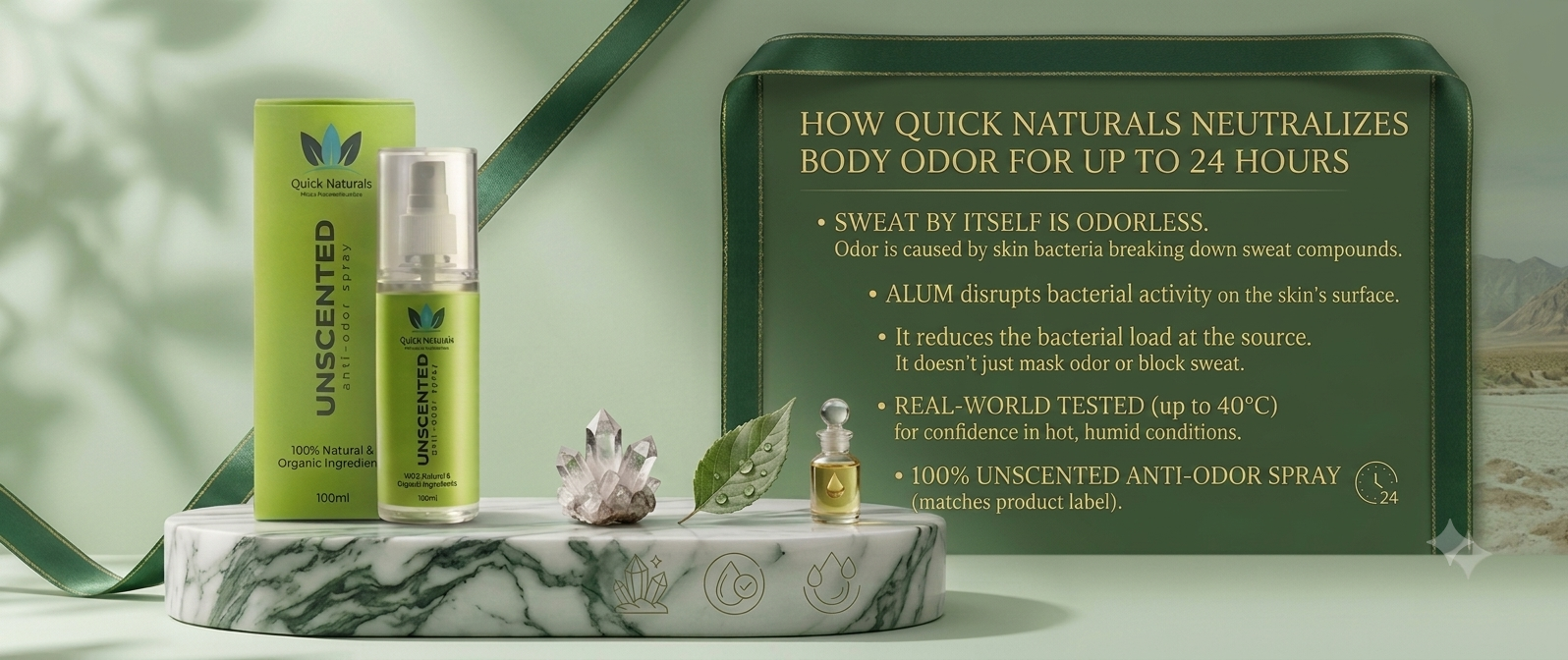 How Does Quick Naturals Kill Body Odor for Up to 24 Hours?